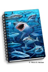 Royce Small Notebook - Sharks (4 Pack)