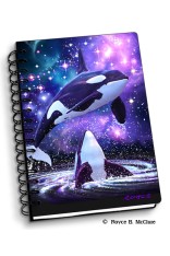 Royce Small Notebook - Space Orcas (4 Pack)
