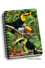 Royce Small Notebook - Toucans (4 Pack)
