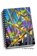 Royce Small Notebook - Tree Frogs (4 Pack)