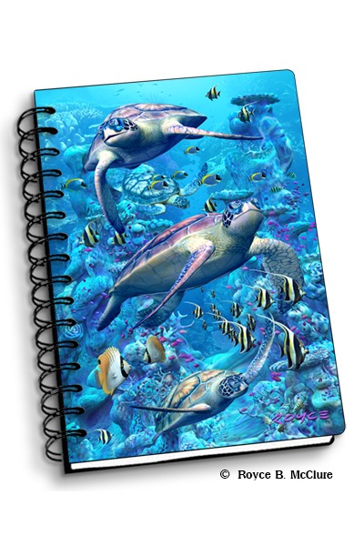 Royce Small Notebook - Turtle Town (4 Pack)