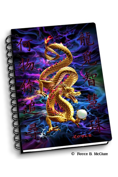 Royce Small Notebook - Golden Dragon (4 Pack)