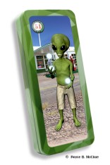 Royce Pencil Tin - Juggling Alien 