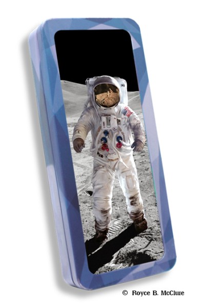 Royce Pencil Tin - Moon Walk