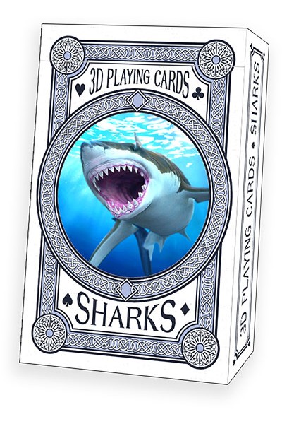 PLAYING CARDS - 12 PACK SHARK