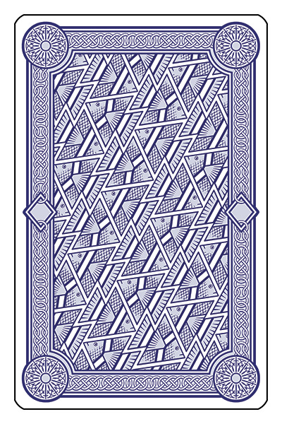 PLAYING CARDS -24 Deck Tropical Fish Card Display -FILLED
