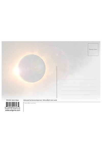 Artgame 5"x7" Postcard - Solar Eclipse (6 Pack)