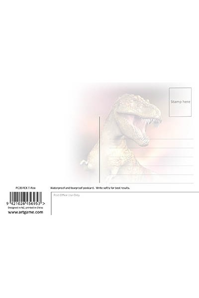Royce 4"x6" Postcard - T-Rex (6 Pack)