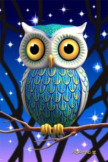 Royce 4"x6" Postcard - Owls Flip (6 Pack)