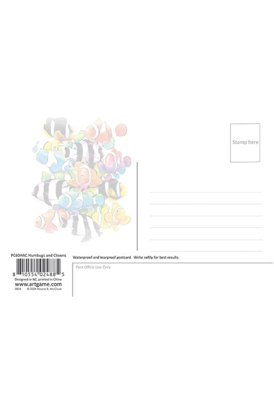 Royce 4"x6" Postcard - Humbugs and Clowns (6 Pack)