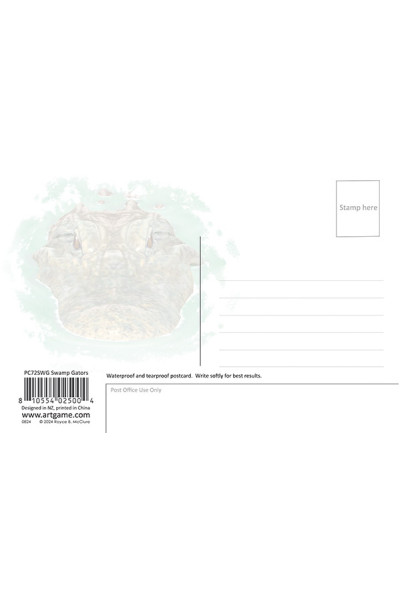 Royce 4"x6" Postcard - Swamp Gators(6 Pack)