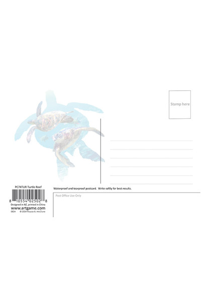 Royce 4"x6" Postcard - Turtle Reef (6 Pack)
