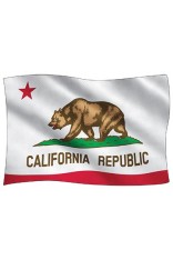 Royce 4"x6" Flag Postcard - California (6 Pack)