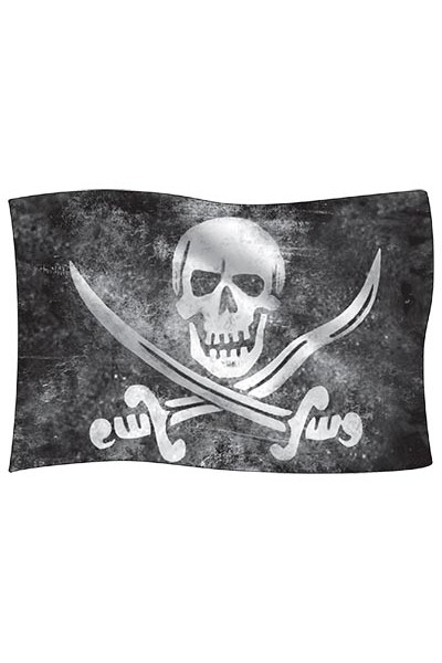 Royce 4"x6" Flag Postcard - Jolly Roger (Pirate) (6 Pack)
