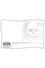 Royce 4"x6" Flag Postcard - Jolly Roger (Pirate) (6 Pack)