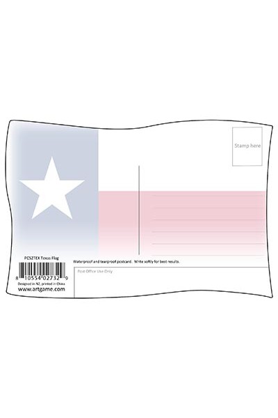 Royce 4"x6" Flag Postcard - Texas (6 Pack)