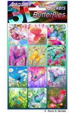 Royce Stickers - Butterflies (6 Pack)