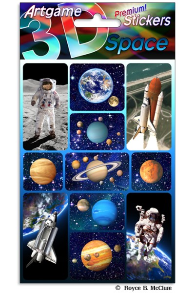 Royce Stickers - Space (6 Pack)