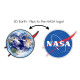 3D NASA Small 2.5" Sticker - Earth - Pack of 10 