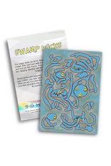 Swamp Ducks Maze Card (4 Pack)