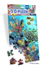 Royce 60pc Mini Puzzle - Waterworld (4 Pack)