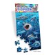 Royce 60pc Mini Puzzle - Sharks (4 Pack)