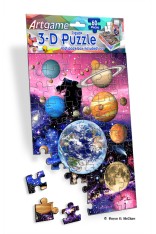 Royce 60pc Mini Puzzle - Planets (4 Pack)