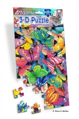 Royce 60pc Mini Puzzle - Butterfly Magic (4 Pack)