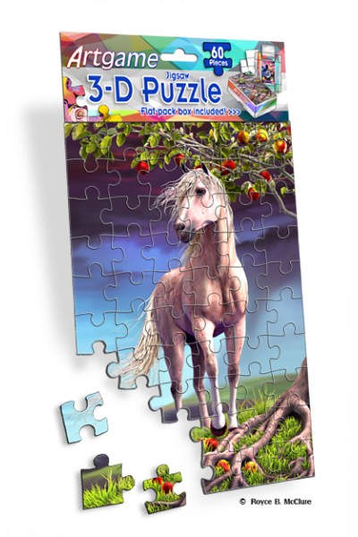 Royce 60pc Mini Puzzle - Horse Heaven (4 Pack)