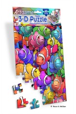Royce 60pc Mini Puzzle - Clownfish (4 Pack)