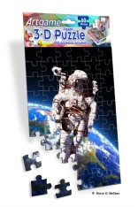 Royce 60pc Mini Puzzle - Space Walk (4 Pack)