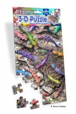 Royce 60pc Mini Puzzle - Geckos (4 Pack)