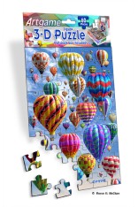 Royce 60pc Mini Puzzle - Balloons (4 Pack)