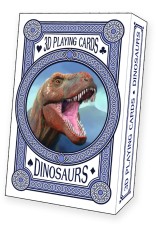 PLAYING CARDS -24 Deck Dinosaur Card Display - FILLED