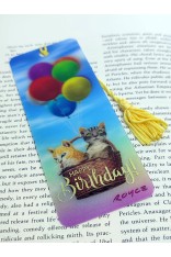 Gift Bookmarks - Kitty Up - Happy Birthday (6 Pack)