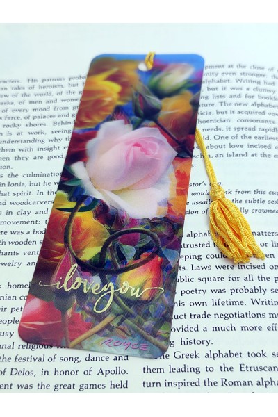 Gift Bookmarks - Roses - I Love You (6 pack)