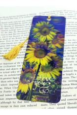Gift Bookmarks - Sunflowers - Love You (6 Pack)